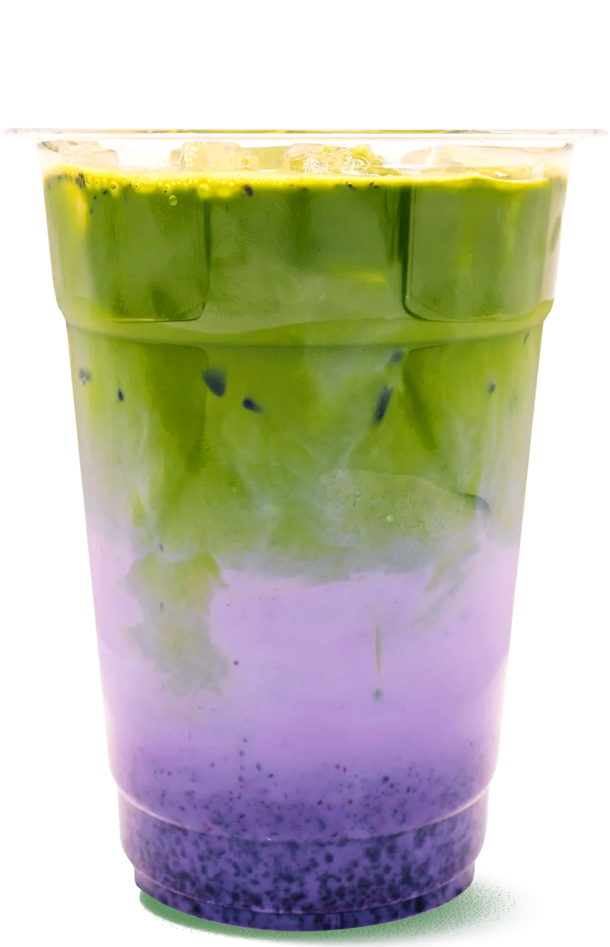 Matcha Flavored Drink Collection: A wide variety of drinks combining matcha with milk, fruit, etc.