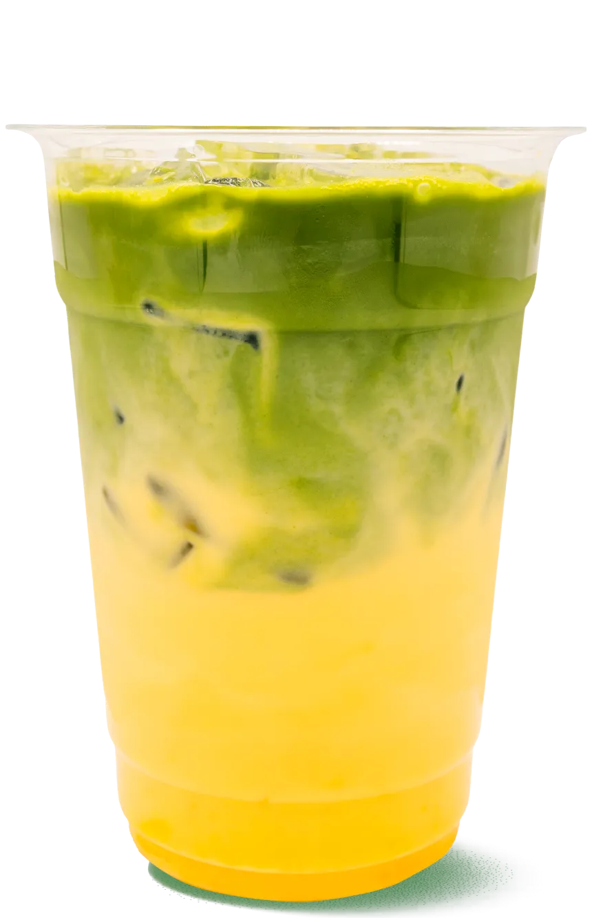 Matcha Flavored Drink Collection: A wide variety of drinks combining matcha with milk, fruit, etc.